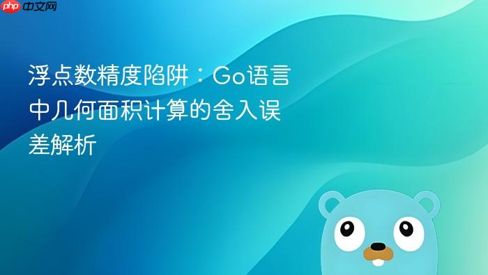 浮点数精度陷阱:Go语言中几何面积计算的舍入误差解析