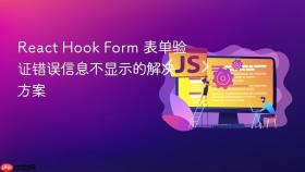React Hook Form 表单验证错误信息不显示的解决方案