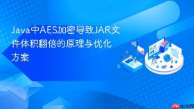 Java中AES加密导致JAR文件体积翻倍的原理与优化方案