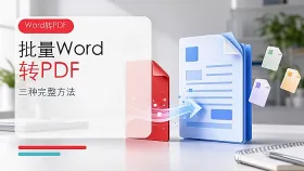 批量Word怎么转PDF？Word文档如何批量转PDF？
