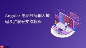 Angular 电话号码输入掩码与扩展号支持教程