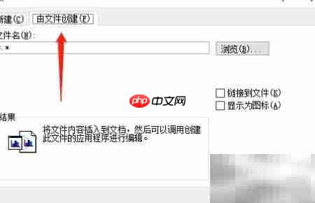 Word中插入数据对象方法