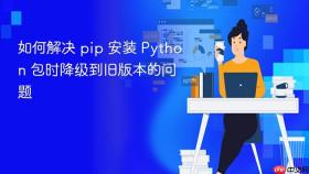 如何解决 pip 安装 Python 包时降级到旧版本的问题