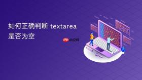 如何正确判断 textarea 是否为空
