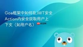 Goa框架中如何在JWT安全Action内安全获取用户上下文（如用户名）
