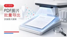 PDF里的图片怎么提取？页面图片批量导出指南