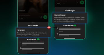 Spotify将推出“AI Persona”标识,强化艺术家身份透明度