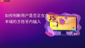 如何判断用户是否正在文本域的方括号内输入