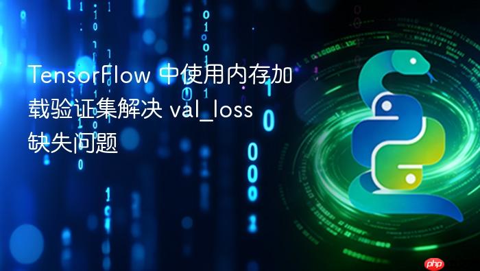 TensorFlow 中使用内存加载验证集解决 val_loss 缺失问题