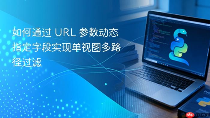 如何通过 URL 参数动态指定字段实现单视图多路径过滤