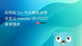 如何在 Go 中正确发送带自定义 Header 的 POST 表单请求