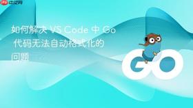 如何解决 VS Code 中 Go 代码无法自动格式化的问题
