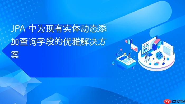 JPA 中为现有实体动态添加查询字段的优雅解决方案