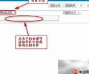 数据展示工具过滤条件设置