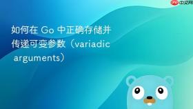 如何在 Go 中正确存储并传递可变参数(variadic arguments)