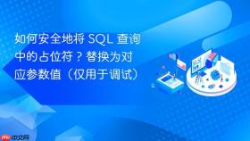 如何安全地将 sql 查询中的占位符 ? 替换为对应参数值(仅用于调试)