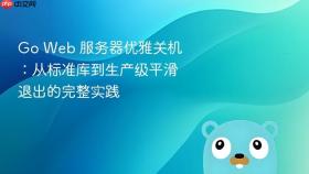 Go Web 服务器优雅关机:从标准库到生产级平滑退出的完整实践