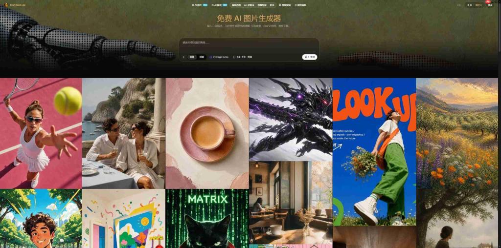 DaVinci AI官网入口，免费AI图片视频生成