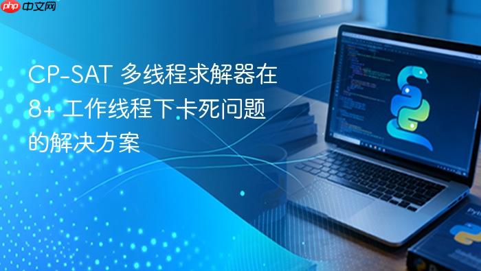 CP-SAT 多线程求解器在 8+ 工作线程下卡死问题的解决方案
