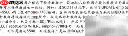 Oracle撤销表空间及参数解析