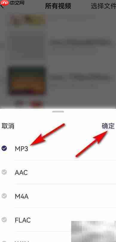 如何提取相册视频中的音乐