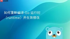 如何重新编译 Go 运行时（runtime）并生效修改
