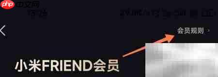 小米Friend会员领取指南