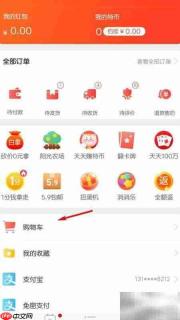 淘宝特价版购物车入口在哪