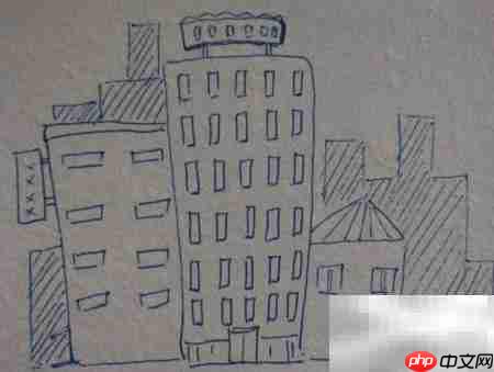 建筑简笔画:轻松学画房子
