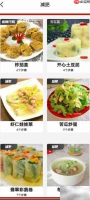 天天看菜谱查减肥食谱攻略