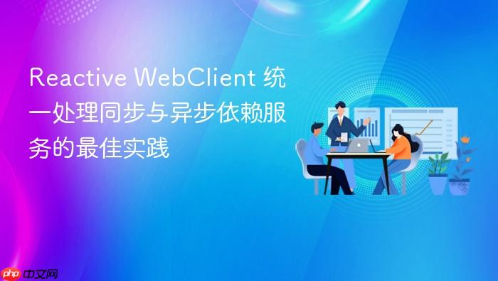 Reactive WebClient 统一处理同步与异步依赖服务的最佳实践