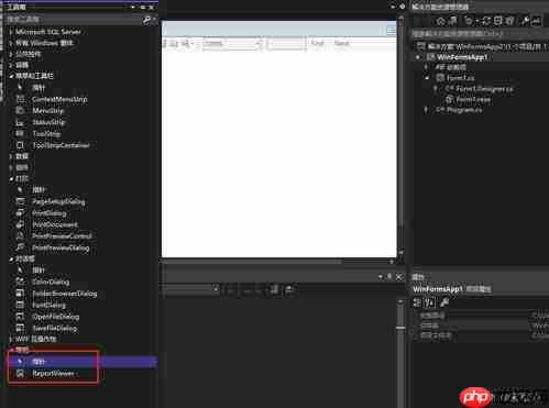 visual studio如何制作报表