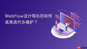 WebFlow设计导出后如何高效迭代与维护？

