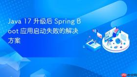 Java 17 升级后 Spring Boot 应用启动失败的解决方案