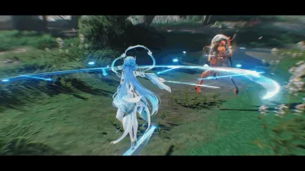 白丝女剑仙来了！《鸣潮》清宵战斗演示发布