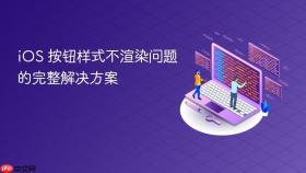 iOS 按钮样式不渲染问题的完整解决方案

