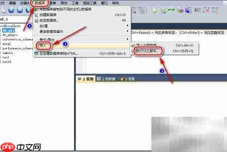 Sqlyog数据库导入导出指南