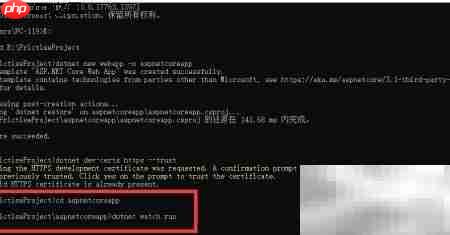 创建Net Core Web应用