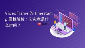 VideoFrame 的 timestamp 属性解析:它究竟是什么时间?