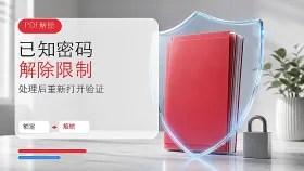PDF去密码怎么操作？已知密码的PDF文件如何解除限制？