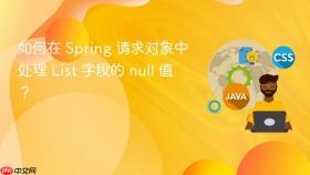 如何在 Spring 请求对象中处理 List 字段的 null 值？