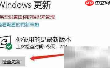 Windows更新检查方法