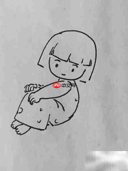 简单几步画出拇指姑娘
