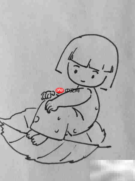 简单几步画出拇指姑娘