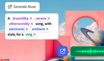 Adobe Firefly推出AI音乐生成器，支持视频配乐与自定义创作
