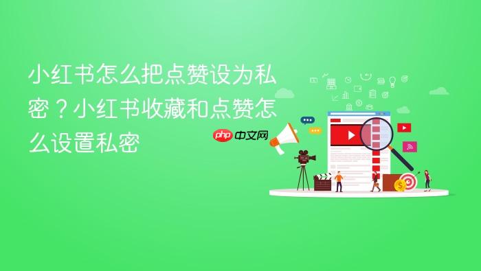 小红书怎么把点赞设为私密?小红书收藏和点赞怎么设置私密