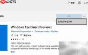 Windows Terminal安装失败解决方法