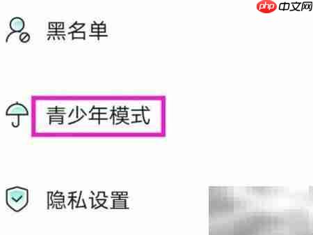 如何修改青少年模式