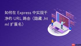 如何在 Express 中实现干净的 URL 路由(隐藏 .html 扩展名)