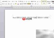 Word替换内容技巧